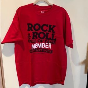New Never worn Rock N Roll HOF shirt Cleveland